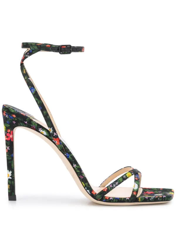 floral print heels