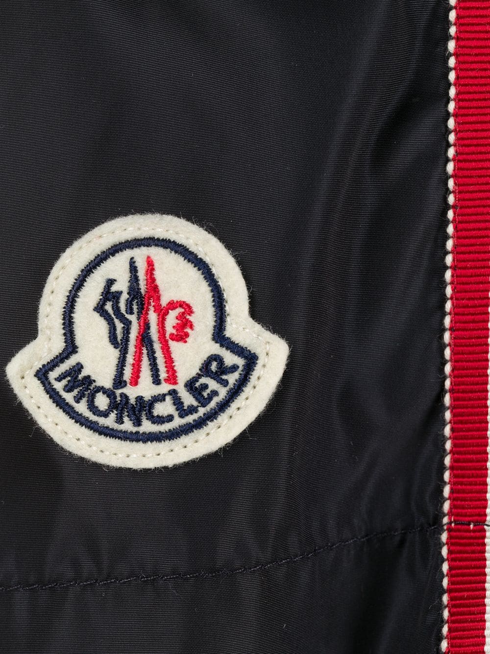 Moncler Zwembroek met logopatch Blauw