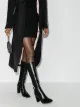 Versace 90mm knee-high safety pin boots