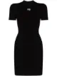 Imagem 1 de alexanderwang.t Vestido slim com estampa de logo