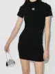 Imagem 2 de alexanderwang.t Vestido slim com estampa de logo