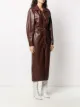 Nanushka Sami faux-leather shirt dress