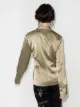 Nanushka Tippi high-shine finish shirt