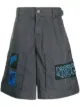 Image 1 of Diesel graphic patch cotton shorts