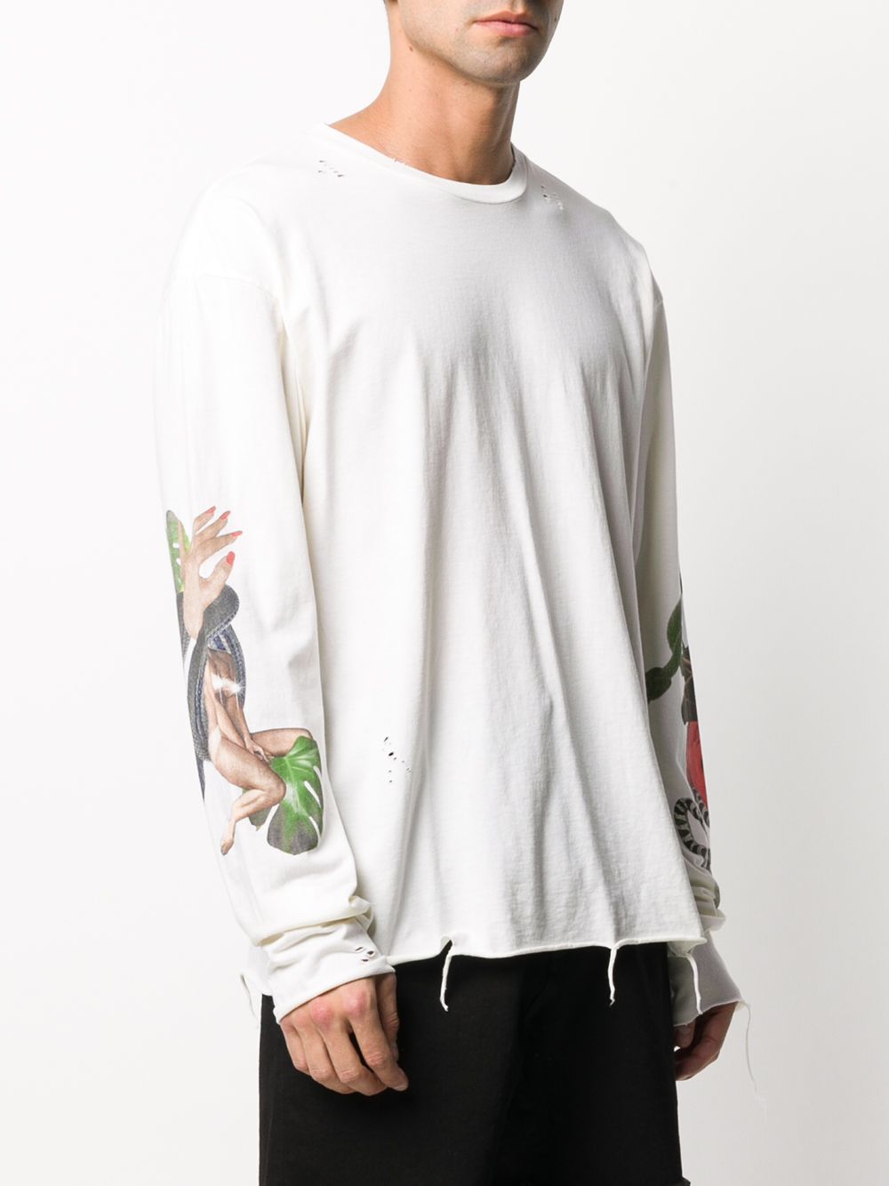 фото Alchemist long-sleeved ripped t-shirt