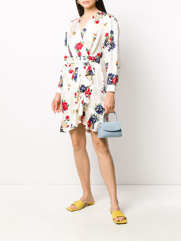 tory burch printed silk wrap dress