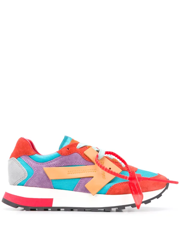 white colour running shoes