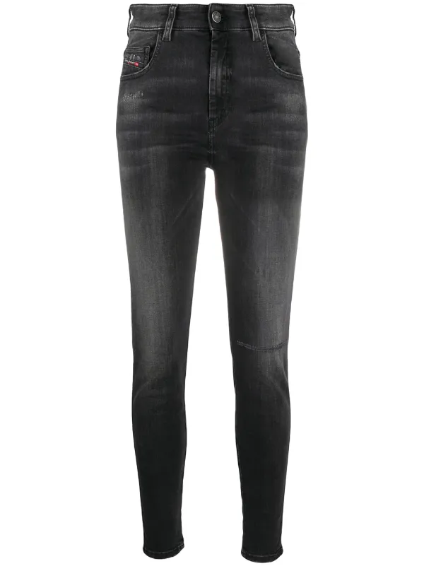 diesel high waist skinny jeans
