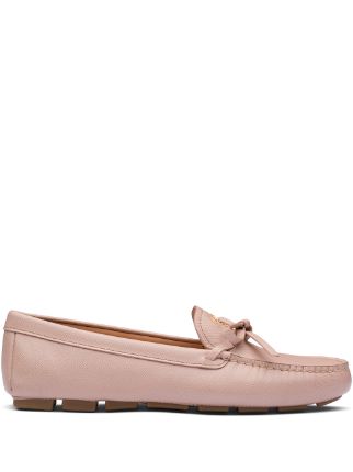 Shop Prada bow detail loafers with Express Delivery - FARFETCH