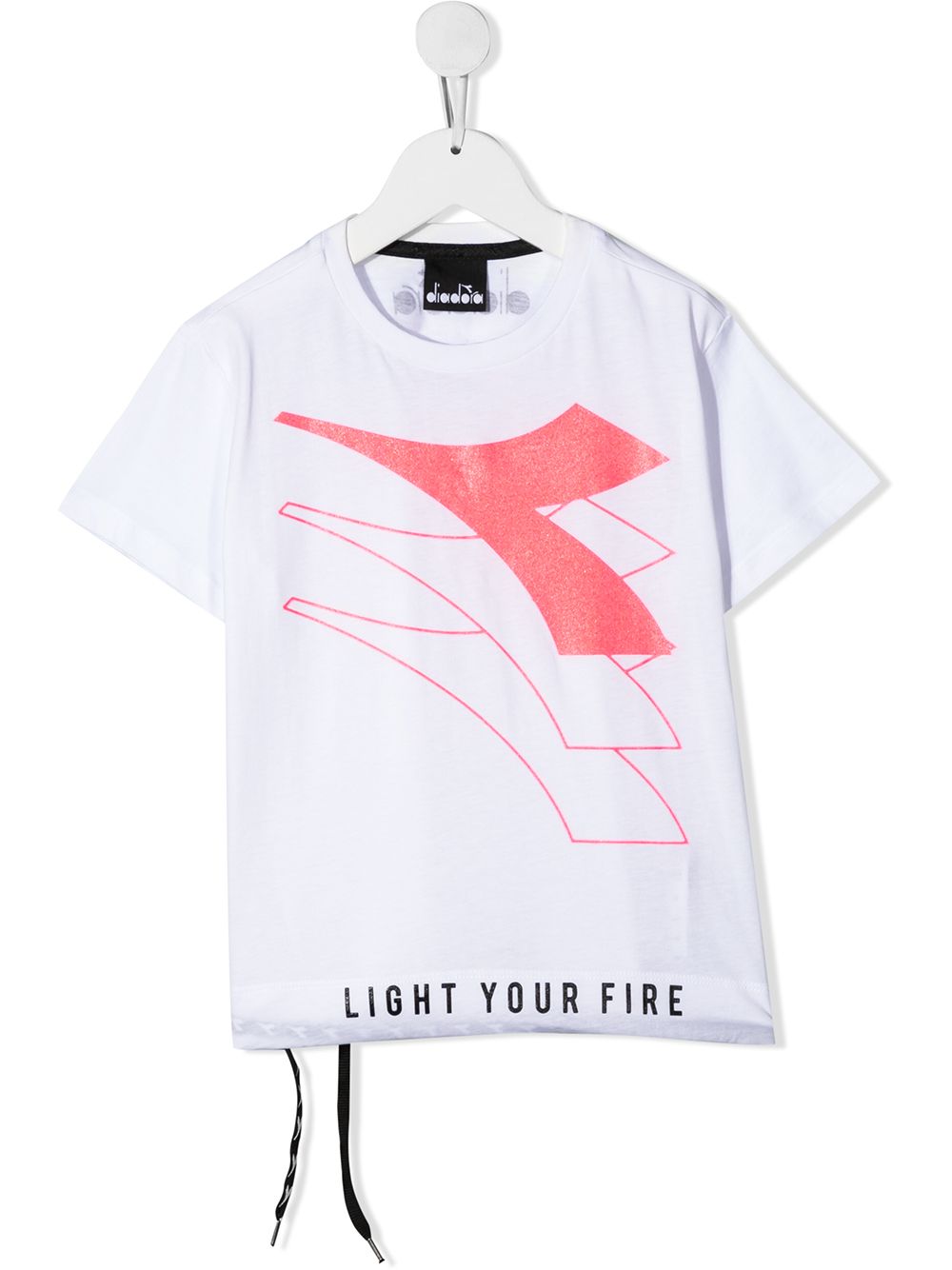 фото Diadora junior drawstring hem logo t-shirt