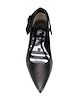 Diesel side buckle ballerina shoes