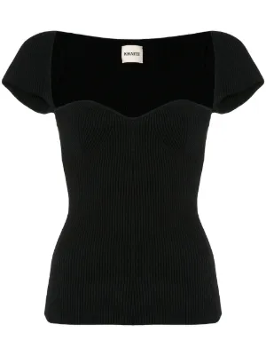 ケイト KHAITE THE ISTA TOP in Black-