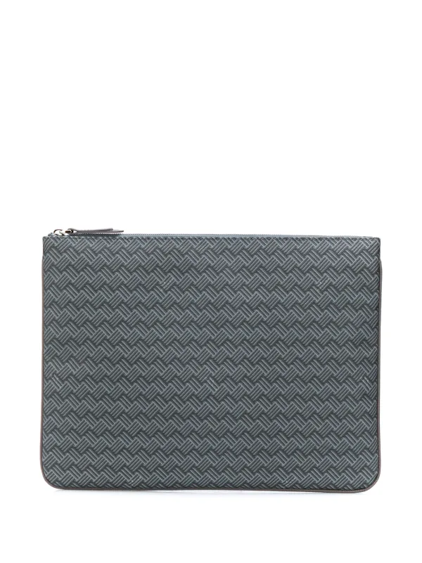 DELAGE Pochette Plate GM Clutch Bag Grey FARFETCH IE