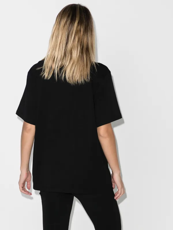 Stella McCartney logo-print short-sleeve T-shirt | Black