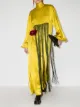 Image 2 of Roksanda fringe detail front silk dress