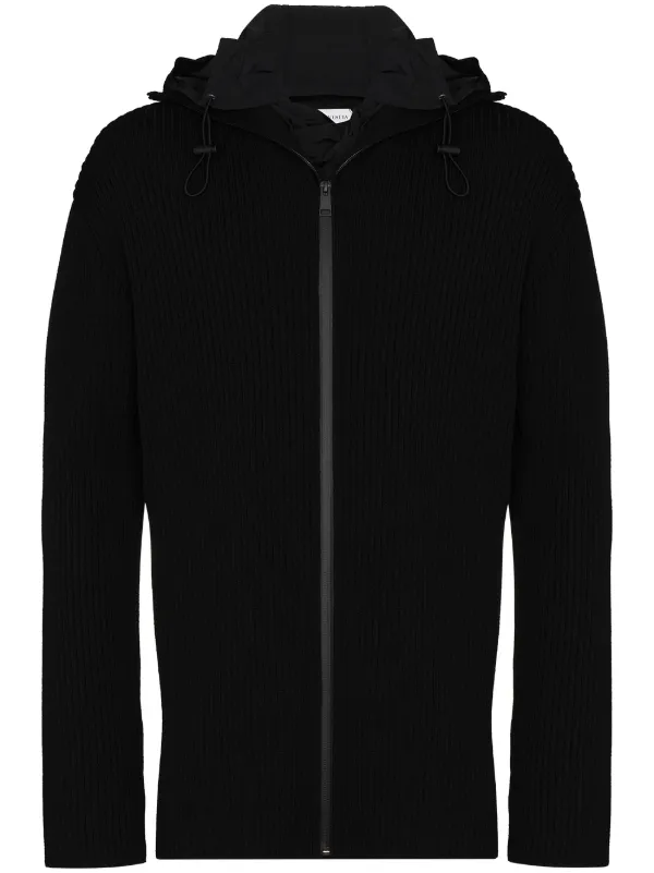 に値下げ! BOTTEGA VENETA ジップアップ KNIT HOODIE