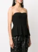 Philosophy Di Lorenzo Serafini knitted peplum top