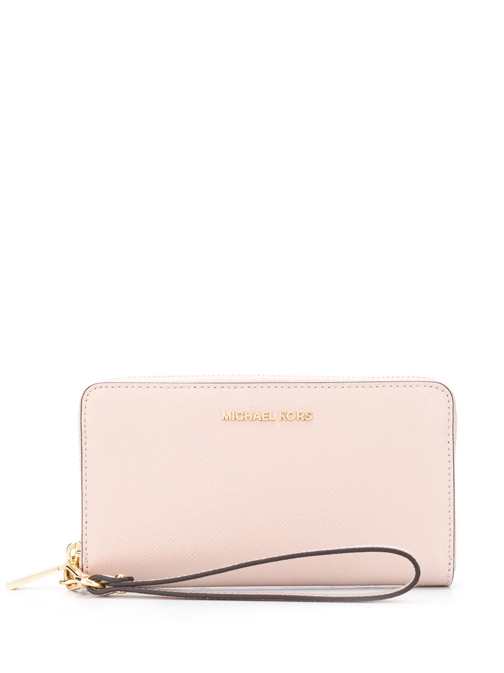 

Michael Michael Kors cartera con placa del logo - Rosado