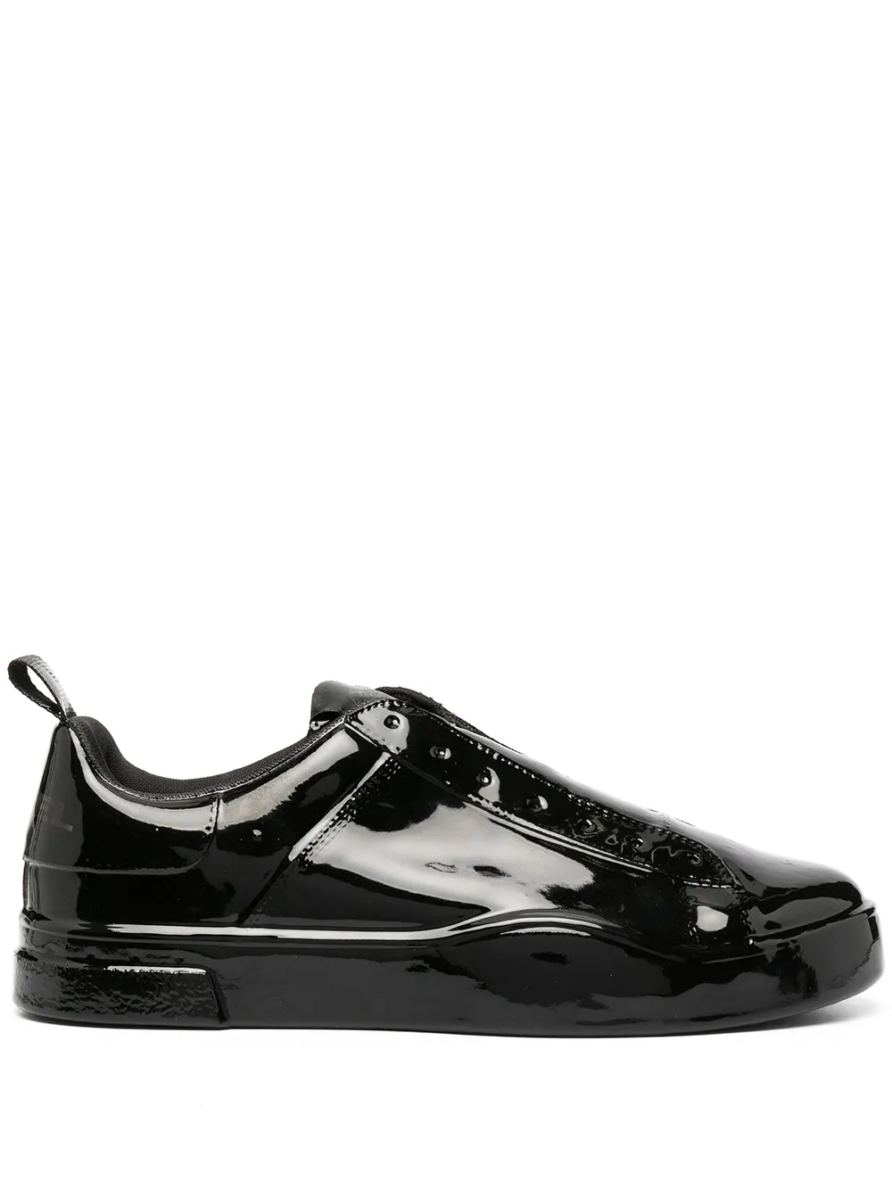 diesel leather trainers