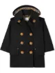 الصورة 1 من Burberry Kids معطف ترنش بغطاء رأس قابل للإزالة