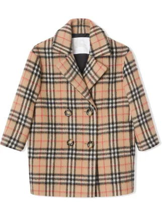 vintage burberry pea coat