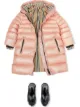 الصورة 2 من Burberry Kids معطف مبطن بحزام