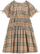 الصورة 1 من Burberry Kids فستان بكاروهات كلاسيكية وكشكشة
