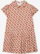 الصورة 1 من Burberry Kids فستان مربوط بطبعة مونوغرام