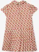 Burberry Kids فستان مربوط بطبعة مونوغرام