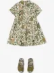 الصورة 2 من Burberry Kids فستان بطبعة نباتات