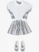 الصورة 2 من Burberry Kids شورت بوبلين مخطط