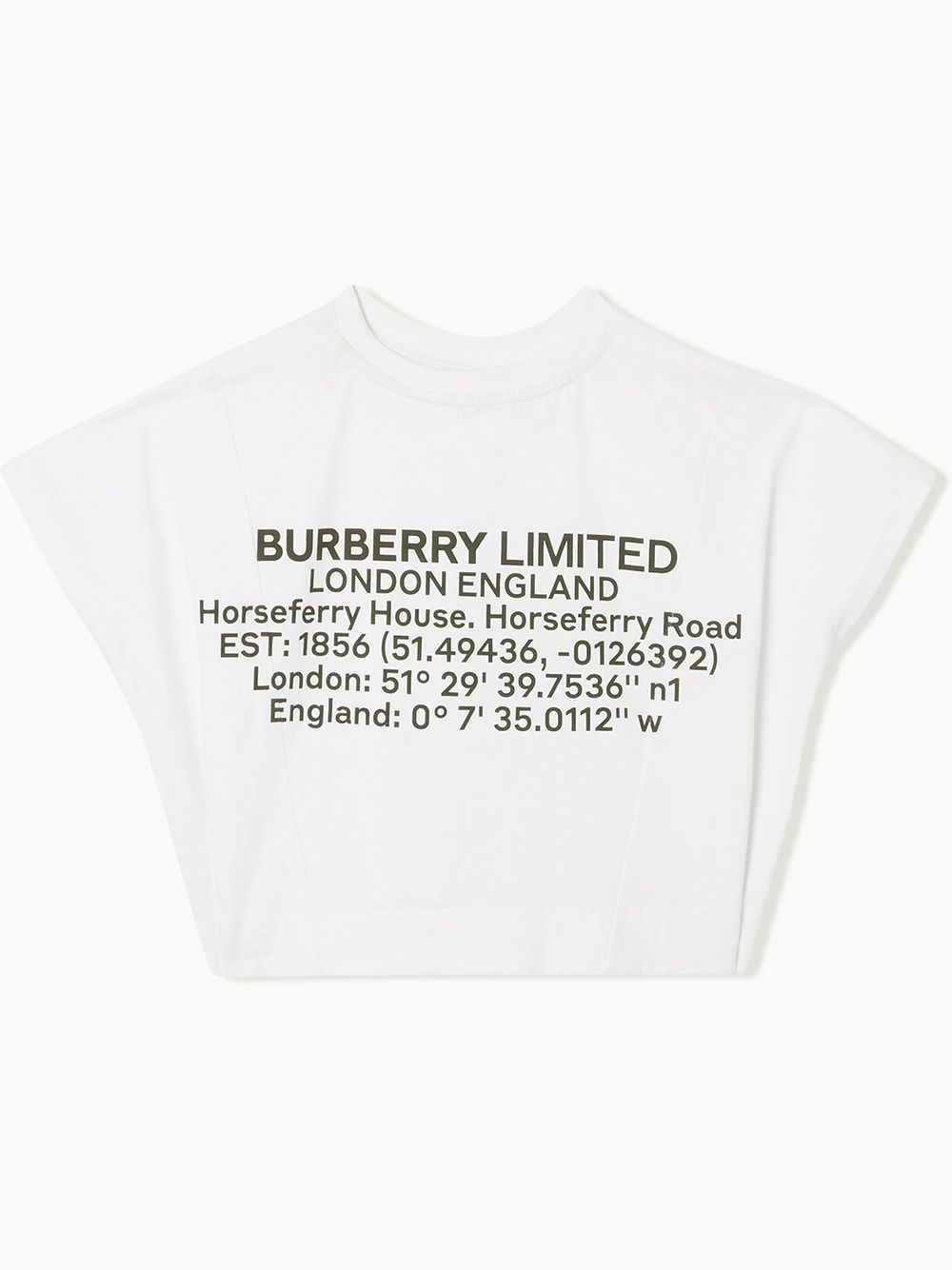 фото Burberry kids топ с принтом