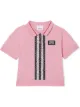 الصورة 1 من Burberry Kids قميص بولو بخطوط مونوغرام