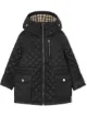 الصورة 1 من Burberry Kids معطف مبطن بغطاء رأس