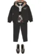 الصورة 2 من Burberry Kids جاكيت بغطاء رأس ووجهين