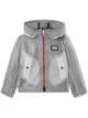 الصورة 1 من Burberry Kids جاكيت بغطاء رأس وشعار الماركة