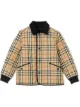 الصورة 1 من Burberry Kids جاكيت كاروهات مخمل مضلّع
