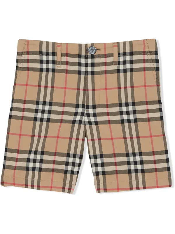 kids burberry shorts