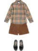 Image 2 of Burberry Kids Vintage Check cotton poplin shirt