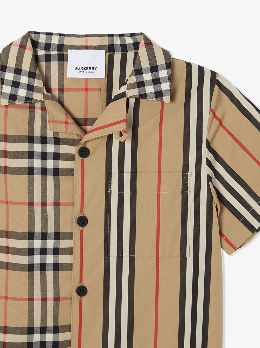 фото Burberry kids рубашка в клетку