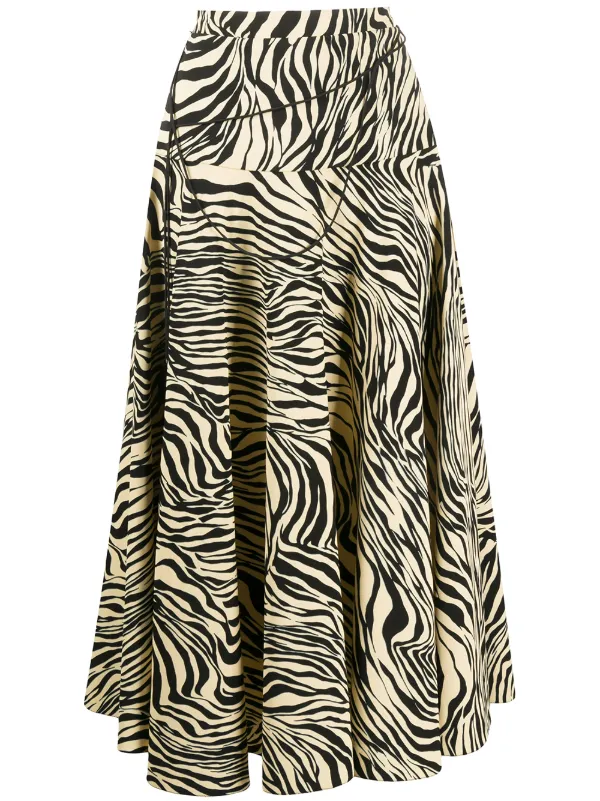 express zebra skirt