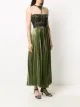 Christopher Kane lace-panel pleated midi-dress