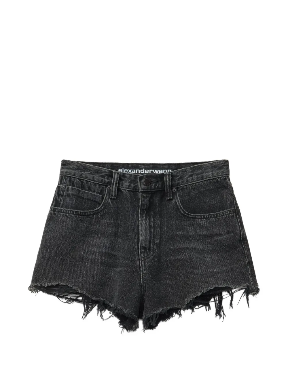 Alexander Wang Bite raw-hem denim shorts