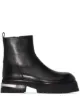 الصورة 1 من Ann Demeulemeester بوت كاحل بنعل سميك وسحاب