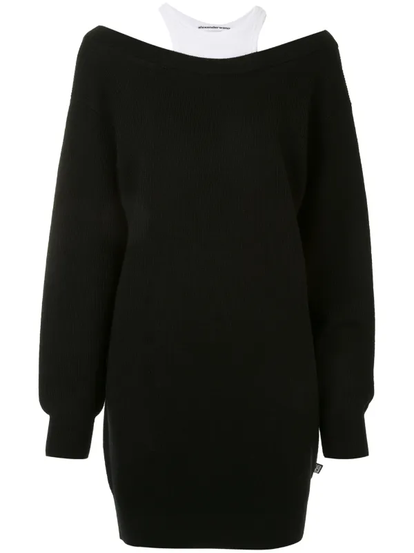 alexander wang off shoulder dress