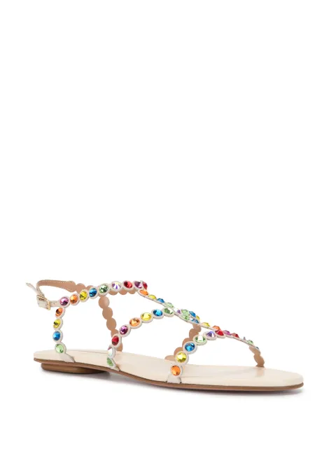 Shop Aquazzura Tequila Flat Sandals With Express Delivery Farfetch