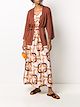 Afbeelding 2 van Altea Maxi-jurk met geometrische print