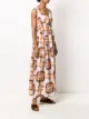 Altea Maxi-jurk met geometrische print