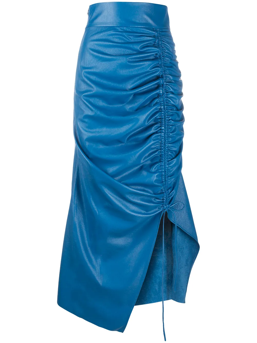 Materiel Gonna asimmetrica con ruches - Blu