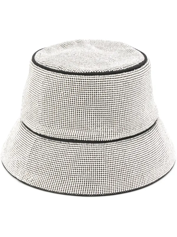 silver bucket hat